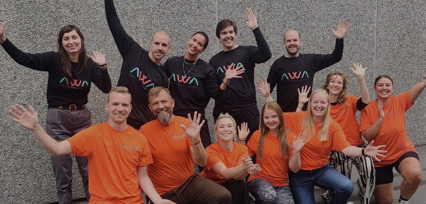 Medarbejdere ho AWA teambuilding